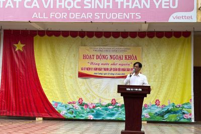 LIÊN ĐỘI TRƯỜNG THCS NINH CƯỜNG TỔ CHỨC SINH HOẠT DƯỚI CỜ VỚI CHỦ ĐIỂM: “UỐNG NƯỚC NHỚ NGUỒN” VÀ KỶ NIỆM 81 NĂM NGÀY THÀNH LẬP QUÂN ĐỘI NHÂN DÂN VIỆT NAM (22/12/1944 – 22/12/2025) VÀ 36 NĂM NGÀY QUỐC PHÒNG TOÀN DÂN (22/12/1989 – 22/12/2025)