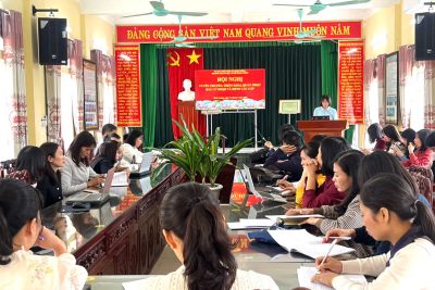 TRƯỜNG THCS NINH CƯỜNG  TỔ CHỨC HỘI NGHỊ TUYÊN TRUYỀN, QUÁN TRIỆT CÔNG TÁC BẦU CỬ ĐẠI BIỂU QUỐC HỘI KHÓA XVI VÀ ĐẠI BIỂU HĐND CÁC CẤP NHIỆM KỲ 2026 – 2031