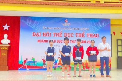 TRƯỜNG THCS NINH CƯỜNG TÍCH CỰC THAM GIA VÀ ĐẠT THÀNH TÍCH CAO TẠI ĐẠI HỘI THỂ DỤC THỂ THAO XÃ NINH CƯỜNG  LẦN THỨ I, NĂM 2026